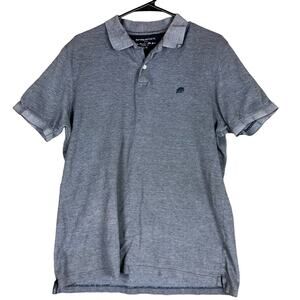 Banana Republic Mens Shirt Gray Polo Normcore Classiccore Preppy Stretch Size XL
